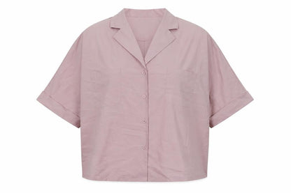 Womens UK Size 8 Nasty Gal Pink Basic Button-Up