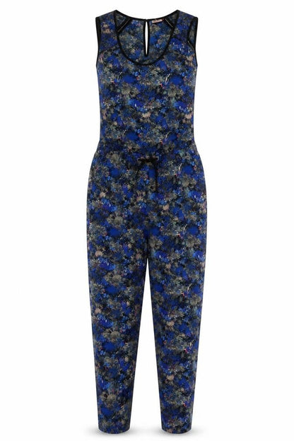 Womens UK Size 8 Only One-Piece Blue Jumpsuit