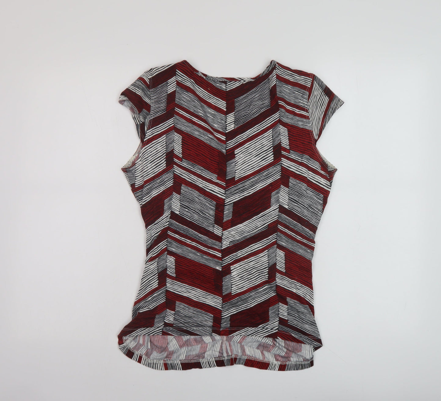 Womens UK Size 16 John Richmond Red Basic Blouse