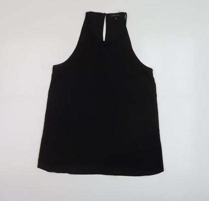 Womens UK Size 10 New Look Black Basic Tank