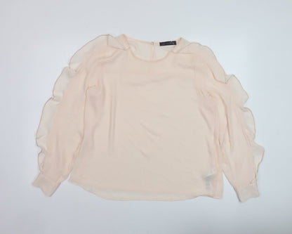 Womens UK Size 14 Marks and Spencer Pink Basic Blouse