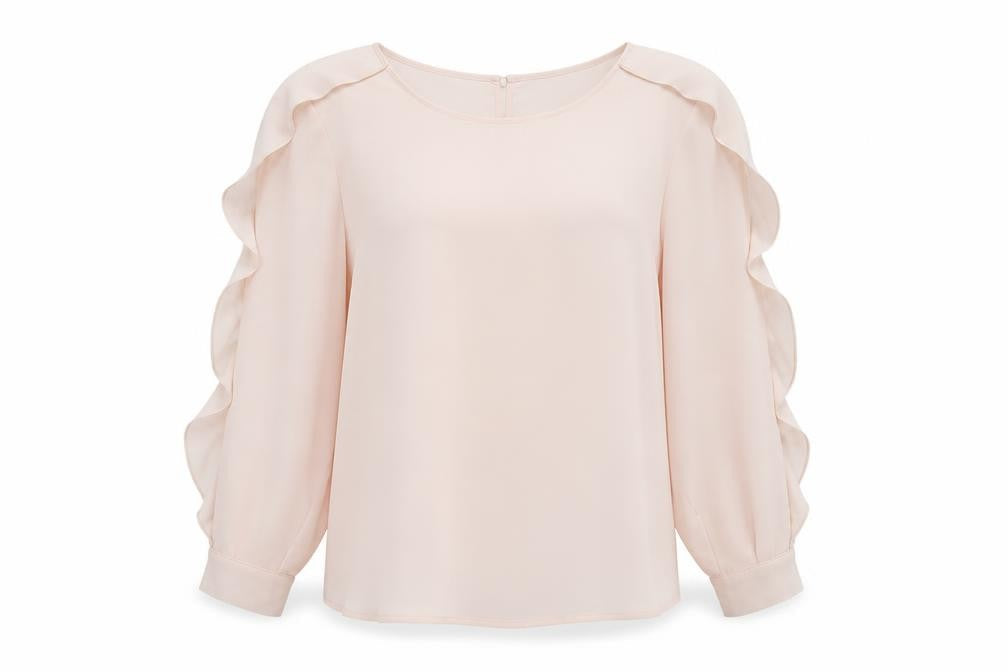 Womens UK Size 14 Marks and Spencer Pink Basic Blouse