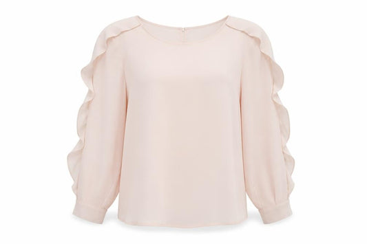Womens UK Size 14 Marks and Spencer Pink Basic Blouse