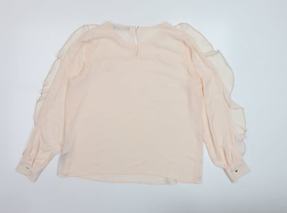 Womens UK Size 14 Marks and Spencer Pink Basic Blouse