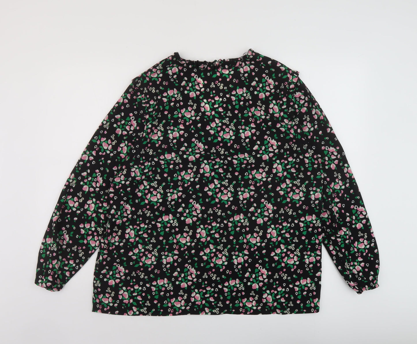 Womens UK Size 16 Marks and Spencer Black Basic Blouse