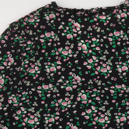Womens UK Size 16 Marks and Spencer Black Basic Blouse