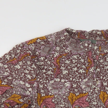 Womens UK Size 14 NEXT Pink Basic Blouse