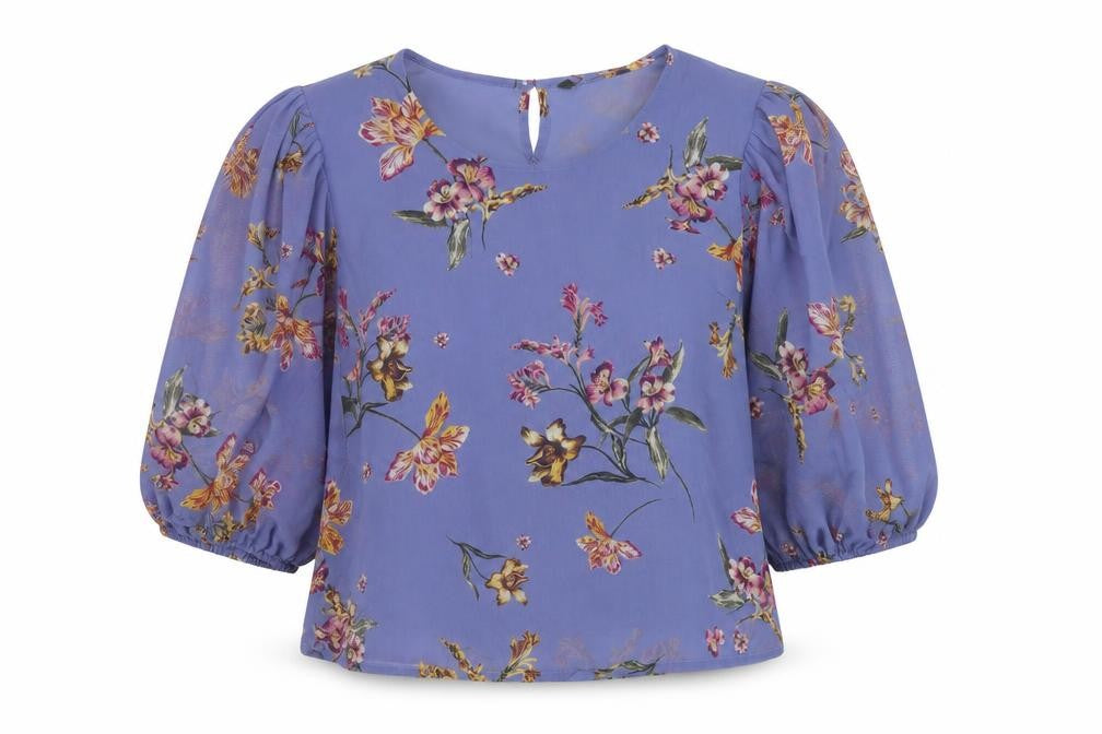 Womens UK Size 10 Bonmarché Purple Basic Blouse