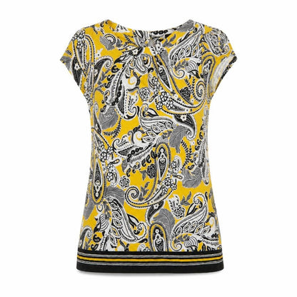 Womens UK Size 10 Wallis Yellow Basic T-Shirt