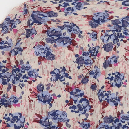 Womens UK Size 12 Marks and Spencer Multicoloured Basic Blouse