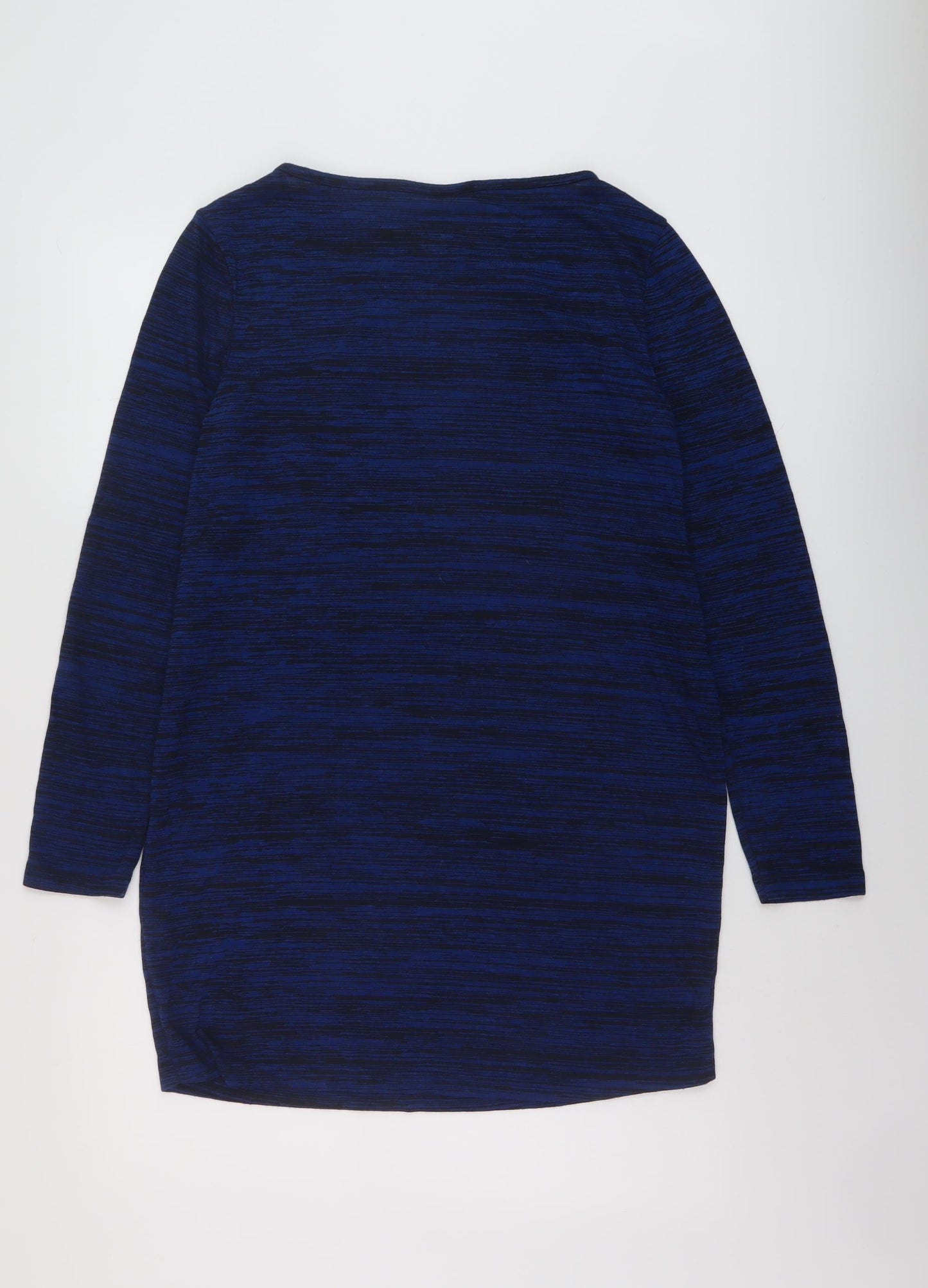 Womens UK Size L JoJo Maman Bébé Blue Tunic Blouse