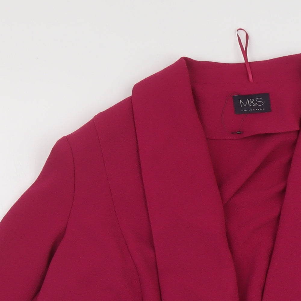 Womens UK Size 10 Marks and Spencer Pink Jacket