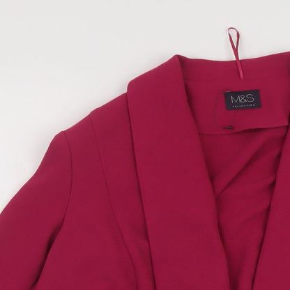 Womens UK Size 10 Marks and Spencer Pink Jacket
