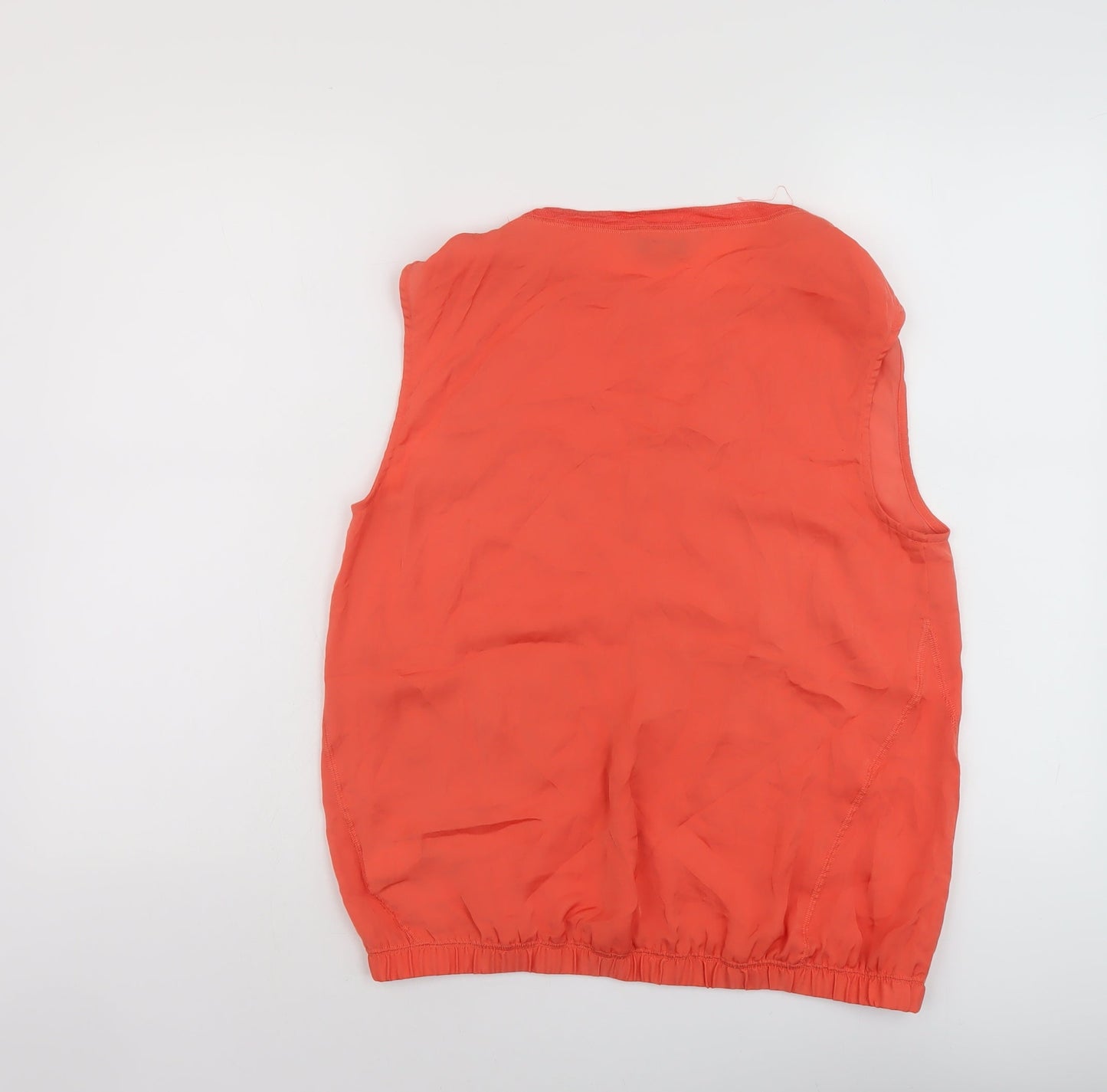 Womens UK Size 14 NEXT Orange Basic Tank