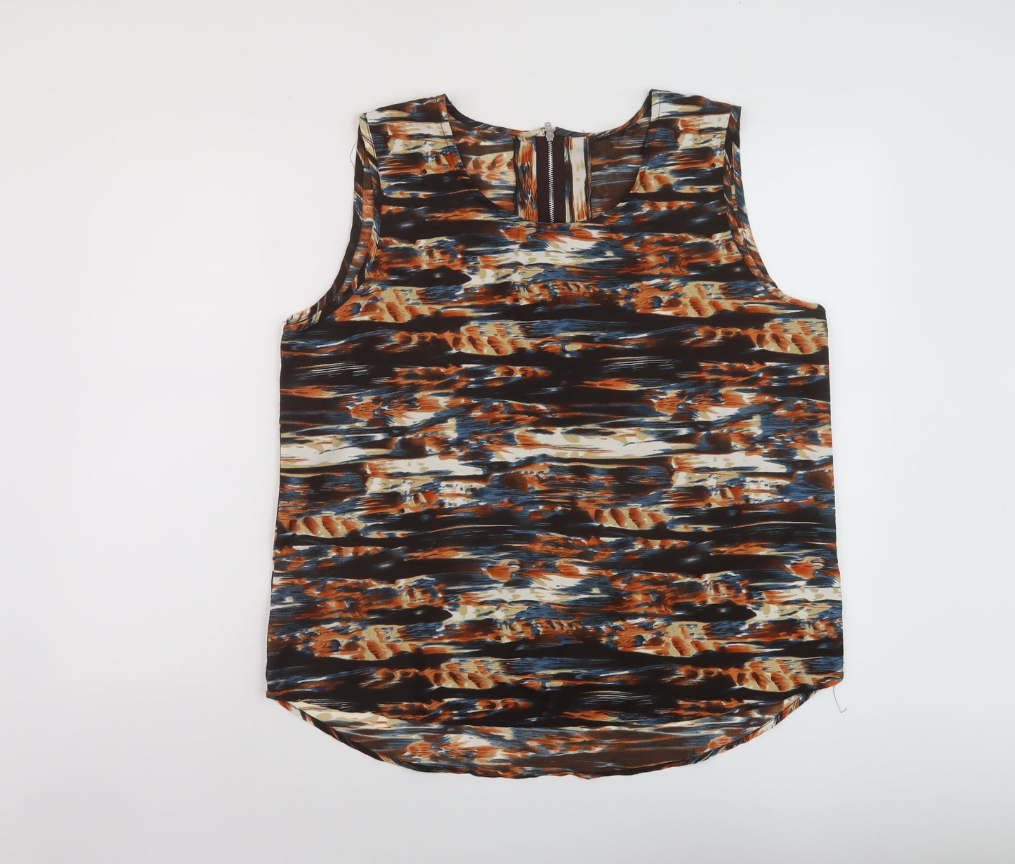 Womens UK Size 18 Kushi Multicoloured Basic Tank