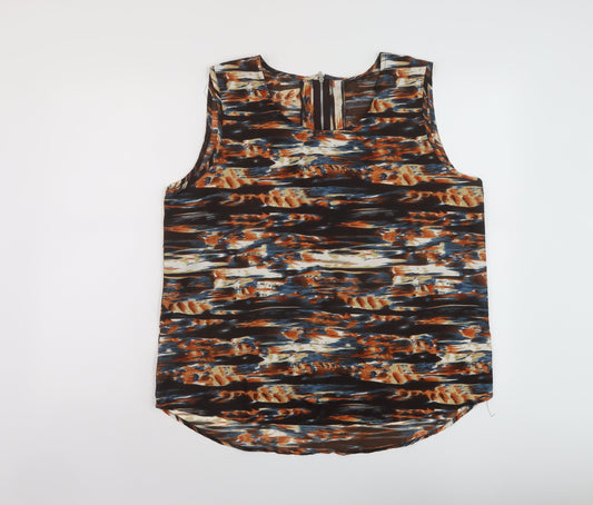 Womens UK Size 18 Kushi Multicoloured Basic Tank