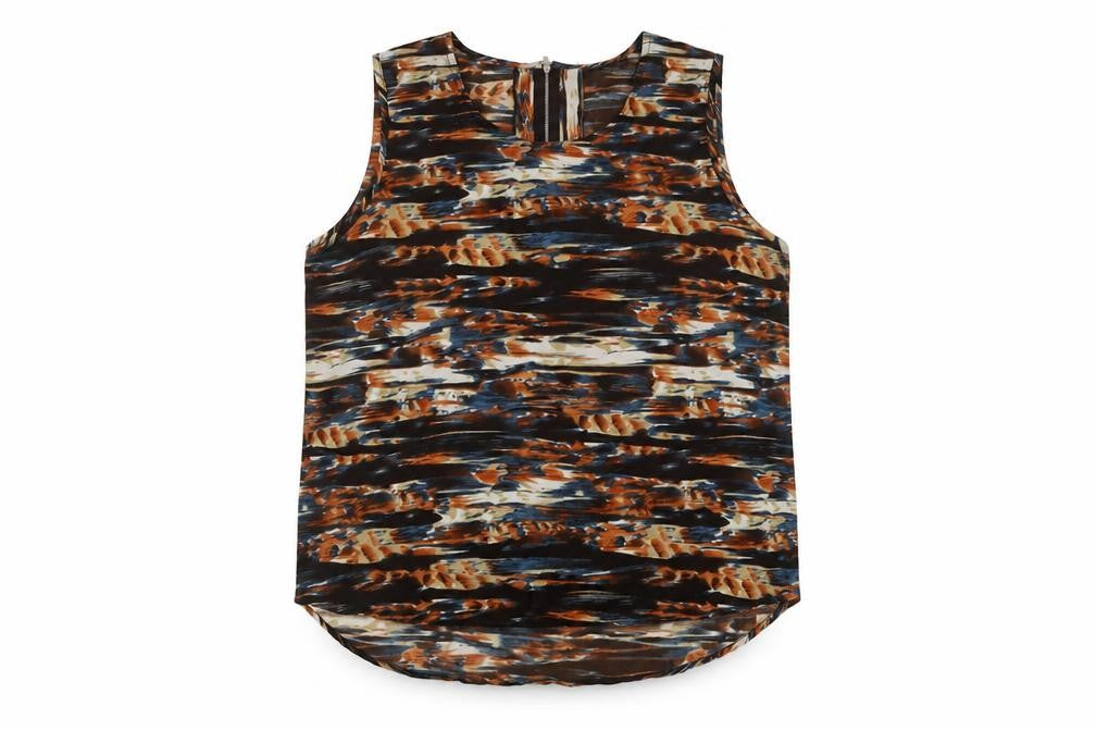 Womens UK Size 18 Kushi Multicoloured Basic Tank