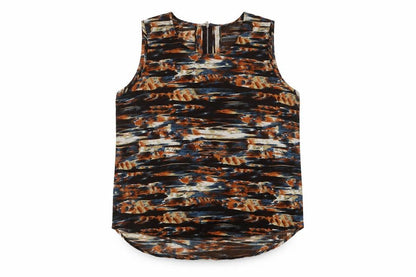 Womens UK Size 18 Kushi Multicoloured Basic Tank
