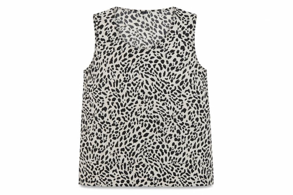 Womens UK Size 12 M&Co Ivory Basic Tank