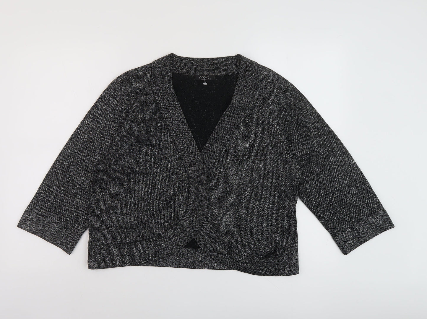 Womens UK Size L Bonmarché Silver Cardigan Jumper