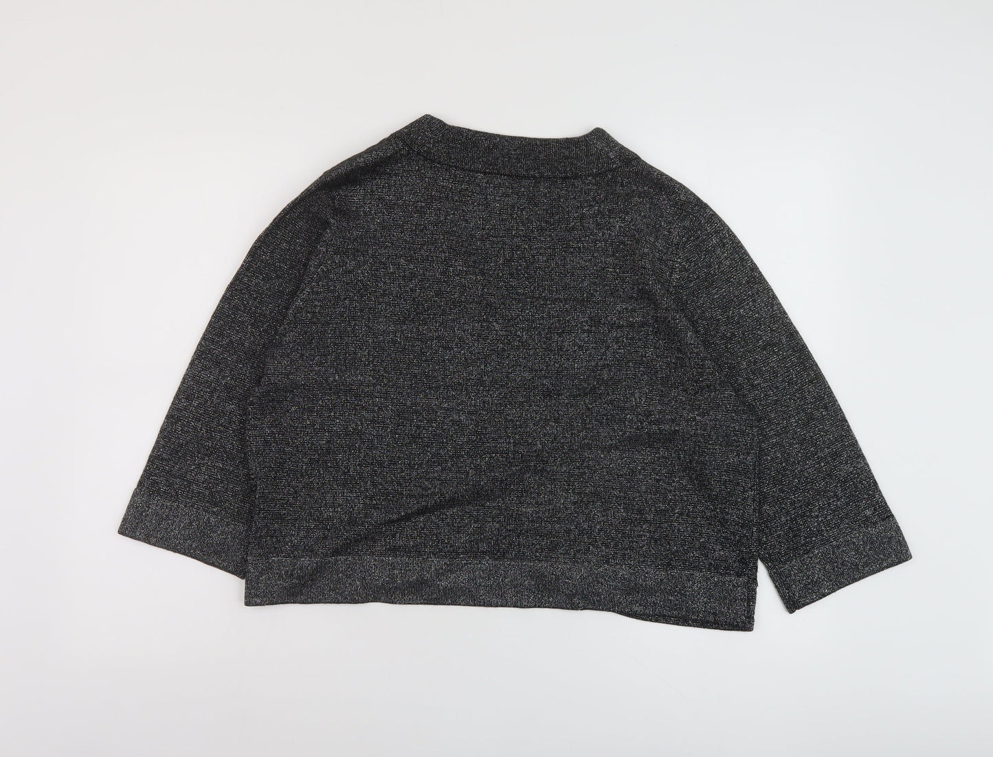 Womens UK Size L Bonmarché Silver Cardigan Jumper