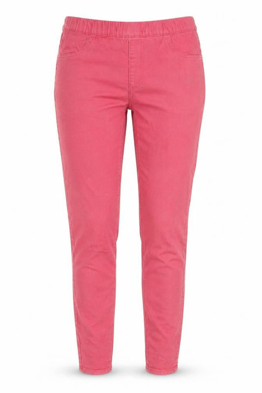 Womens UK Size 12 Marks and Spencer Regular Fit Jegging Pink Jeans