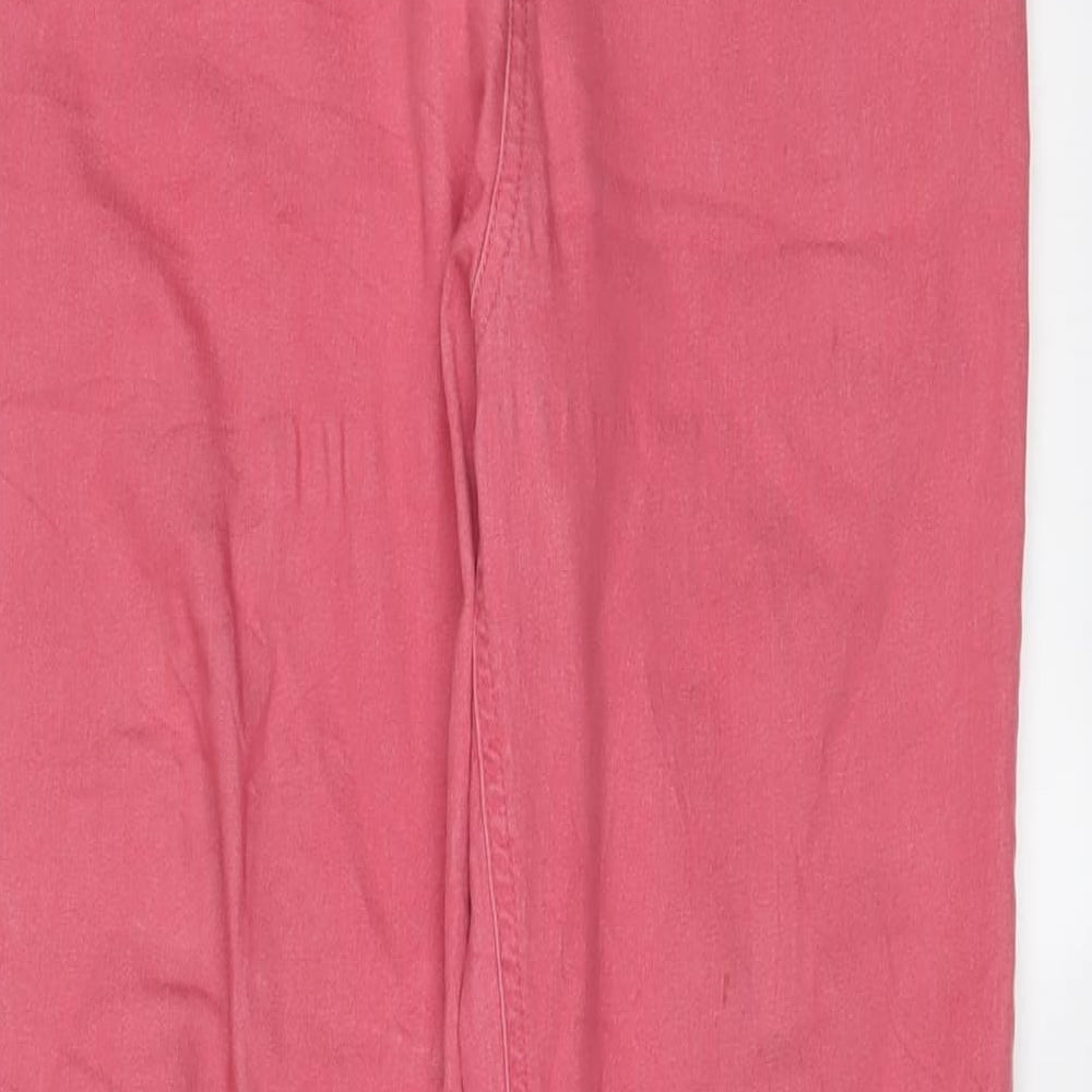 Womens UK Size 12 Marks and Spencer Regular Fit Jegging Pink Jeans