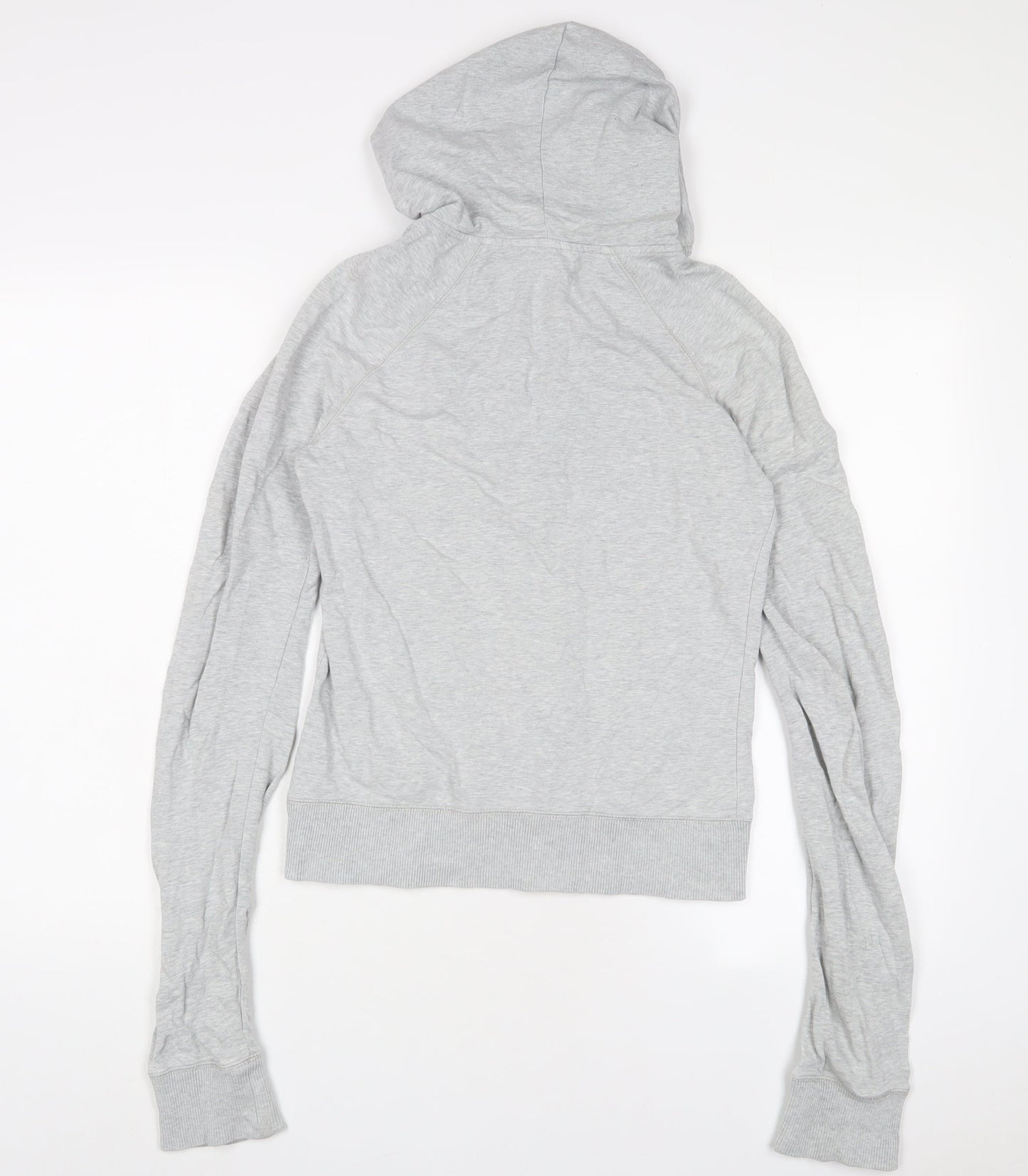 Womens UK Size 12 H&M Grey Full Zip Hoodie