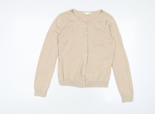 Womens UK Size S Hollister Beige Cardigan Jumper
