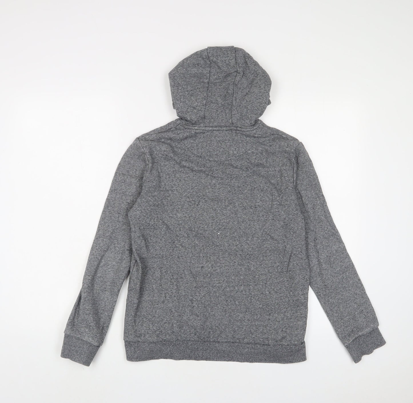 Marks and Spencer Boys Grey Cotton Pullover Hoodie Size 13-14 Years Pullover