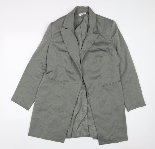 Collection Womens Green Jacket Blazer Size 18 Button
