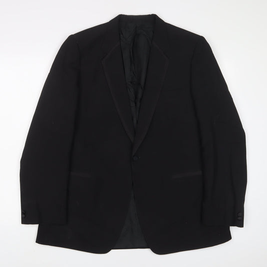 Mens UK Size 40 Mr Harry Regular Black Suit Jacket