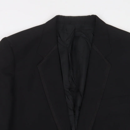 Mens UK Size 40 Mr Harry Regular Black Suit Jacket
