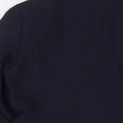Mens UK Size 42 Topman Regular Blue Suit Jacket