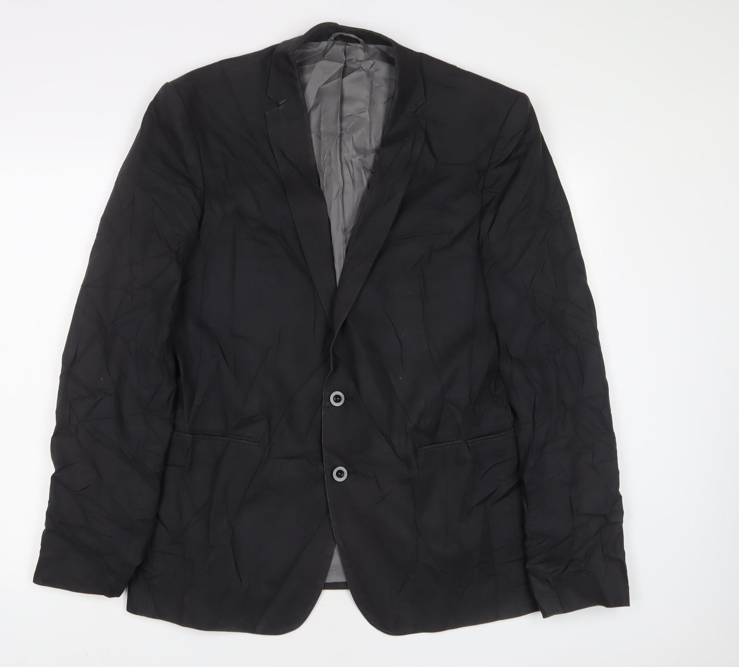 Mens UK Size 44 Premier MAN Regular Black Suit Jacket
