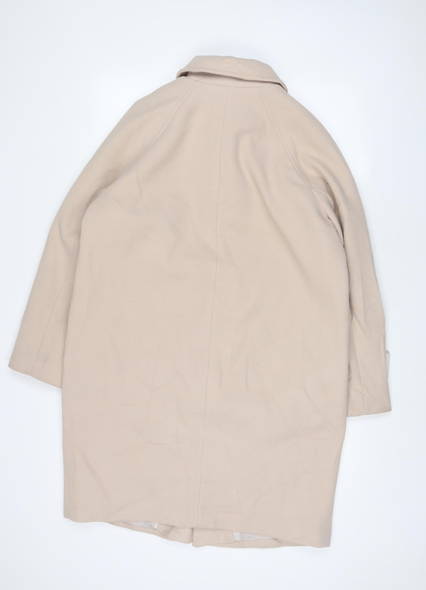 Womens UK Size S Marks and Spencer Beige Overcoat