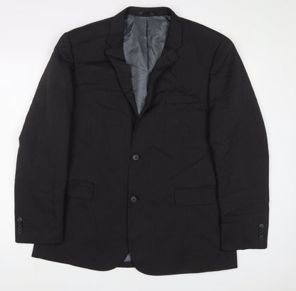 Mens UK Size 44 Taylor & Wright Regular Black Suit Jacket