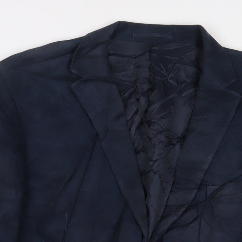 Mens UK Size 44 John Lewis Regular Blue Suit Jacket