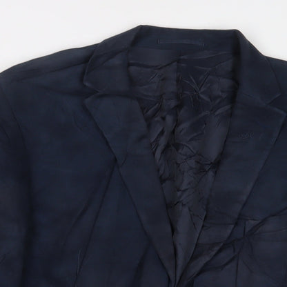 Mens UK Size 44 John Lewis Regular Blue Suit Jacket