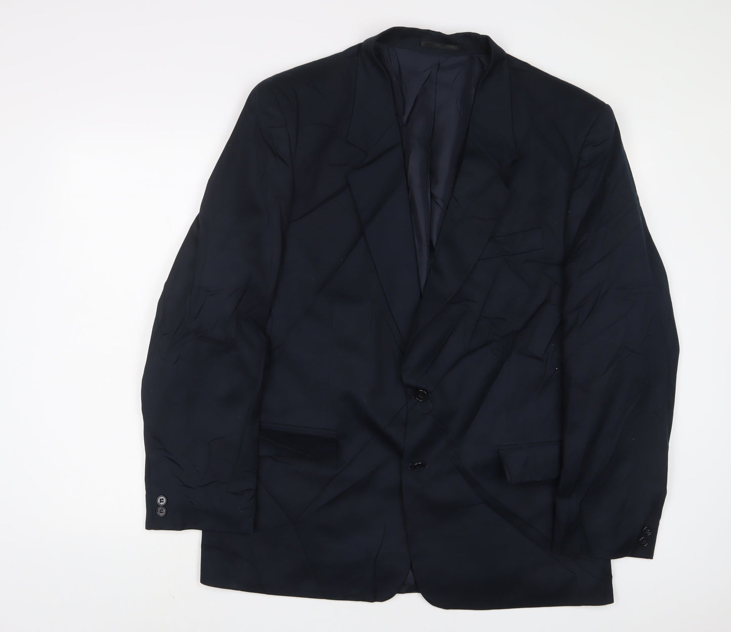 Mens UK Size 42 Classic Regular Blue Suit Jacket
