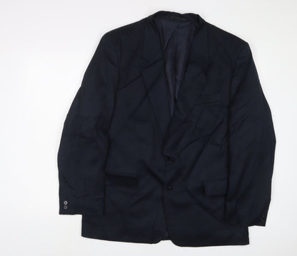 Mens UK Size 42 Classic Regular Blue Suit Jacket