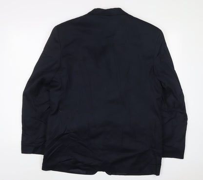 Mens UK Size 42 Classic Regular Blue Suit Jacket