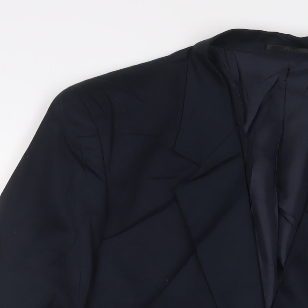 Mens UK Size 42 Classic Regular Blue Suit Jacket