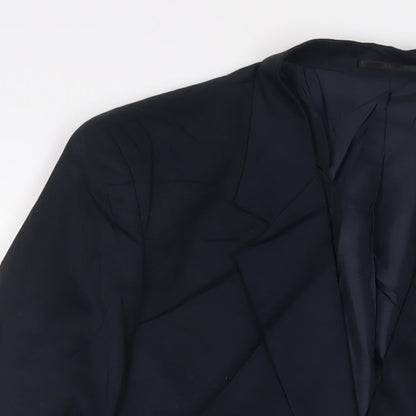 Mens UK Size 42 Classic Regular Blue Suit Jacket