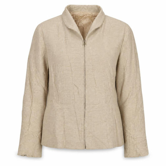 Womens UK Size 16 Zara Beige Jacket