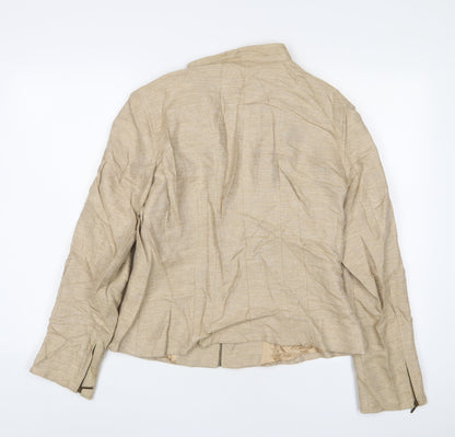 Womens UK Size 16 Zara Beige Jacket