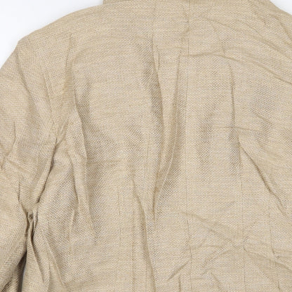 Womens UK Size 16 Zara Beige Jacket