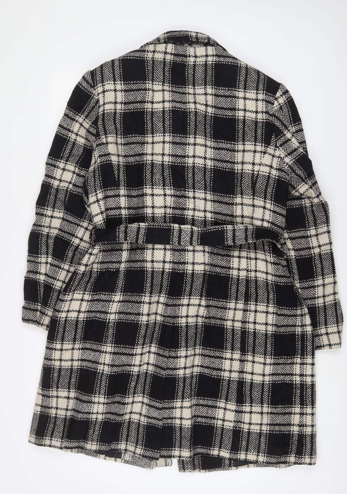 Womens UK Size 16 EWM Black Overcoat