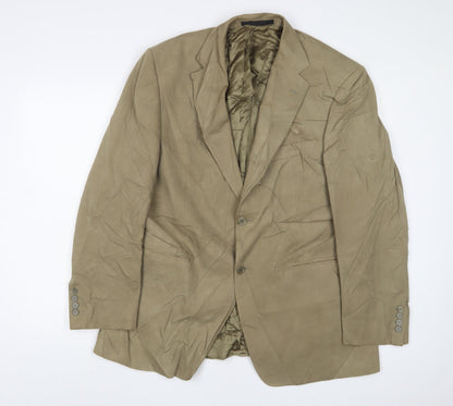 Mens UK Size 42 Marks and Spencer Regular Beige Suit Jacket