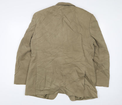 Mens UK Size 42 Marks and Spencer Regular Beige Suit Jacket